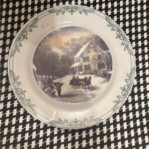 Currier & Ives 2000 Museum Thomas Series MCNY (10 3/4") Dinner Plate
